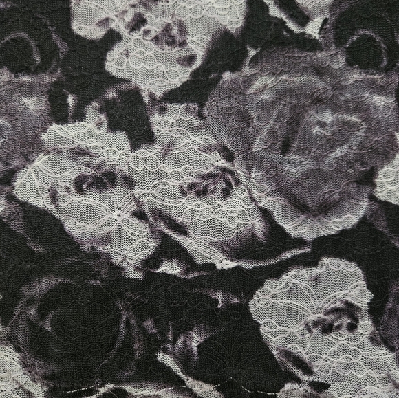 Maurices Floral Lace Women's Camisole - Black and Gray Size - Picture 2 of 7